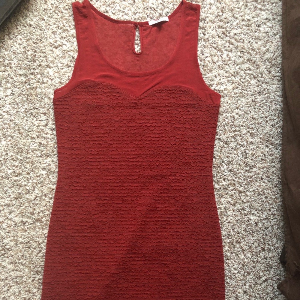 Red dress